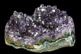 Purple Amethyst Crystal Heart - Uruguay #76786-1